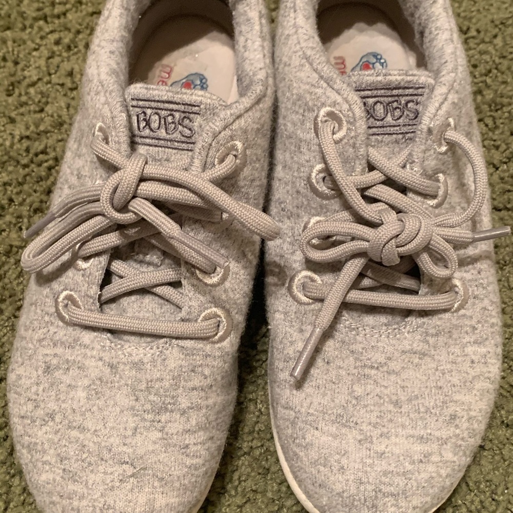 Bob’s Grey flannel shoes